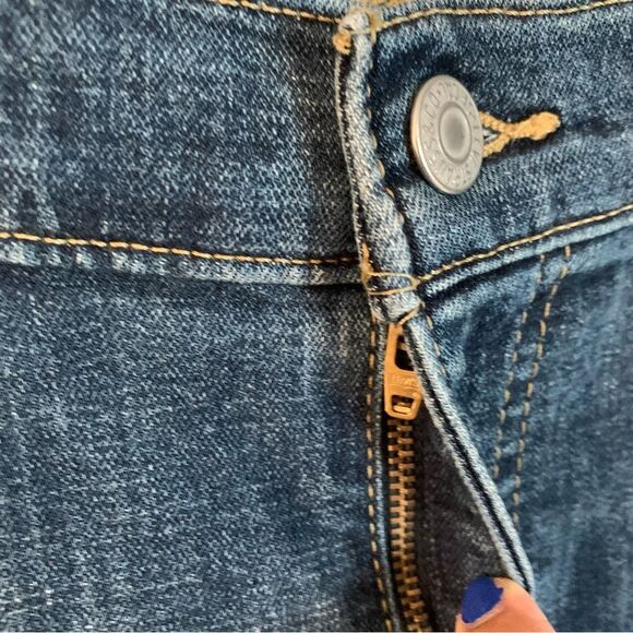 Levi's Boyfriend Fit Ankle Jeans Women's Classic Mid-Rise Zip Up Plus Size 32 - Picture 9 of 12